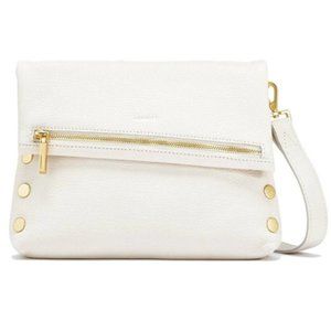Hamitt Leather VIP Medium Foldover Crossbody white